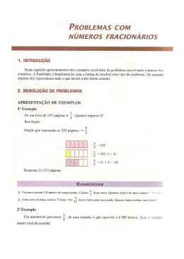 Resolução de problemas com números