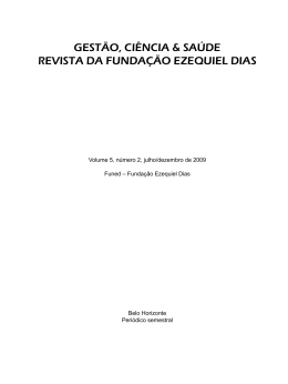 Volume 5 - Fundação Ezequiel Dias
