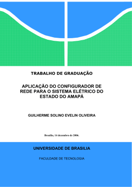 APLICA&Ccedil;&Atilde;O DO CONFIGURADOR DE REDE PARA O