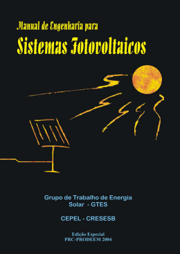 Manual de Engenharia para Sistemas Fotovoltaico - Cresesb