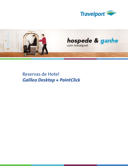 Reservas de Hotel Galileo Desktop + PointClick