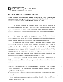 Alto Contraste - Esaf - Minist&eacute;rio da Fazenda