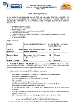 Edital 001 2013