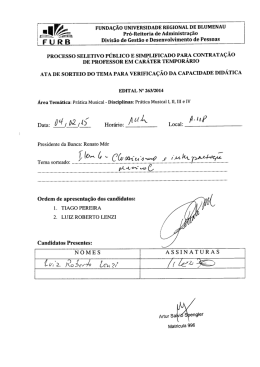 Pró-Reitoria de Administração Divisão de Gestão e