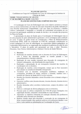 PLANO DE GESTÃO