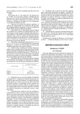 Estatuto Carreira Docente