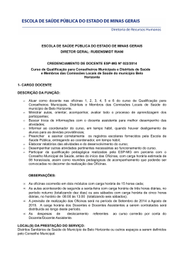 rubensmidt riani credenciamento de docente esp