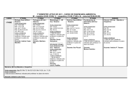 horario engenharia ambiental