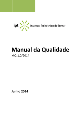 Manual da Qualidade do IPT - caq.ipt