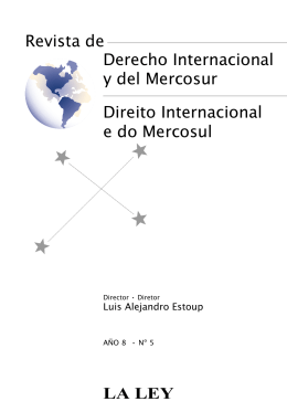 LA LEY Direito Internacional e do Mercosul Derecho Internacional y