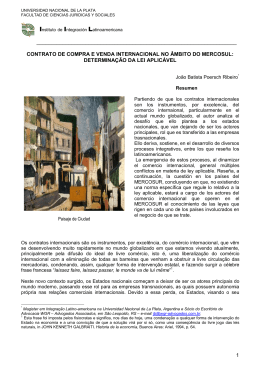 1 contrato de compra e venda internacional no &acirc;mbito do m