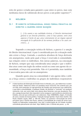 3 KELSEN 3.1 O direito internacional como forma