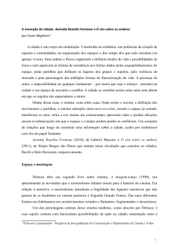A Invenção da Cidade