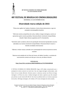 48&ordm; FESTIVAL DE BRAS&Iacute;LIA DO CINEMA BRASILEIRO Diversidade