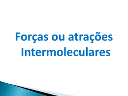 Forcas intermoleculares