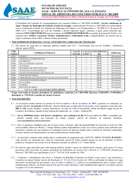 Edital 001/2009 - AmigaP&uacute;blica Concursos
