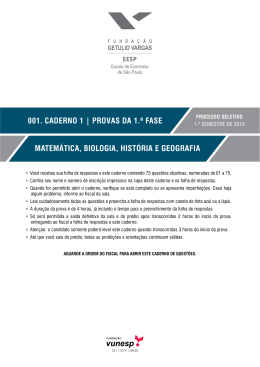 001. cAderno 1 | provAs dA 1.&ordf; fAse mAtem&aacute;ticA