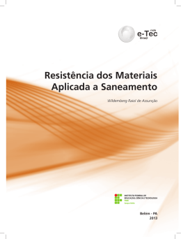 Resist&ecirc;ncia dos Materiais Aplicada a Saneamento