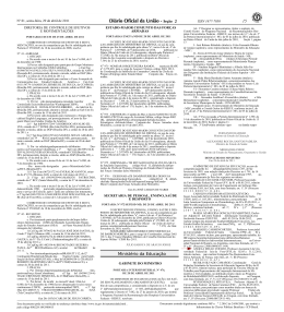 15 Minist&eacute;rio da Educa&ccedil;&atilde;o