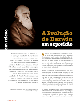 A Evolu&ccedil;&atilde;o de Darwin - Funda&ccedil;&atilde;o Calouste Gulbenkian
