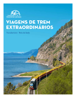 VIAGENS DE TREM EXTRAORDIN&aacute;RIOS VIAGENS DE TREM