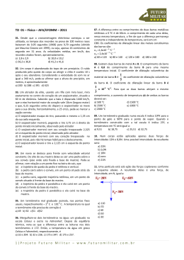 F&iacute;sica &ndash; AFA/EFOMM - Projeto Futuro Militar
