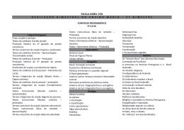 Conte&uacute;dos 2&ordf; SEM - Escola Nobel Vita