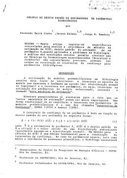 c&Aacute;LcULo no Desvio PADR&Atilde;O DE EsrmAooREs bs