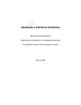 Introdu&ccedil;&atilde;o &agrave; Infer&ecirc;ncia Estat&iacute;stica