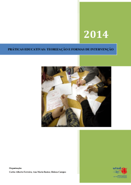 pr&aacute;ticas educativas: teoriza&ccedil;&atilde;o e formas de interven&ccedil;&atilde;o