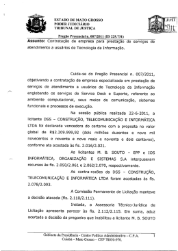 estado de ma`to grosso poder judiciario tribunal de justiça