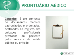 Prontuario Médico - Dr. Angelo Mario Sarti