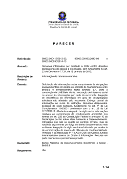 leia a decis&atilde;o da CGU - Instituto Socioambiental