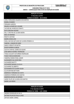 PREFEITURA DO MUNIC&Iacute;PIO DE PIRACICABA