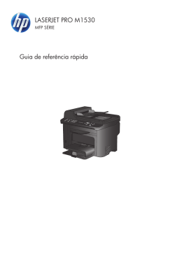 HP LaserJet Pro M1530 MFP Series Quick Reference Guide