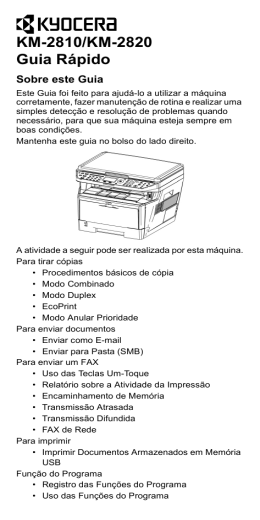 Kyocera KM2810 - KYOCERA Document Solutions