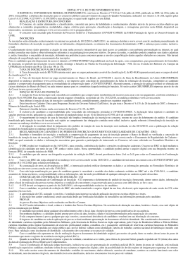 Edital N&ordm; 133 - Concurso P&uacute;blico 2010