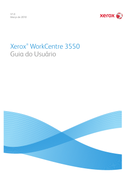 Xerox&reg; WorkCentre 3550 Guia do Usu&aacute;rio