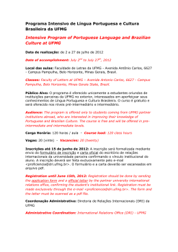 Programa Intensivo de L&iacute;ngua Portuguesa e Cultura Brasileira da