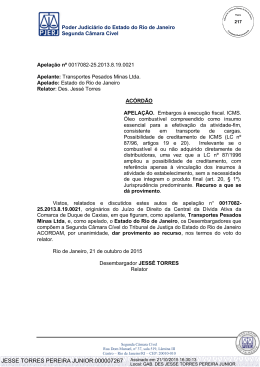 SEGUNDA C&Acirc;MARA C&Iacute;VEL