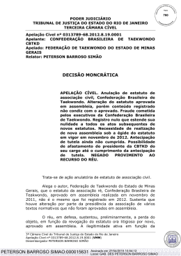 poder judici&aacute;rio - Tribunal de Justi&ccedil;a do Estado do Rio de Janeiro