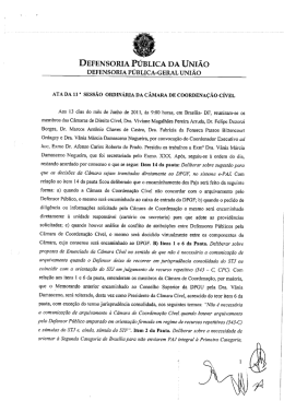 DEFENSORIA P&Uacute;BLICA DA UNI&Atilde;O