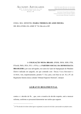 veja o agravo - Instituto dos Advogados de S&atilde;o Paulo