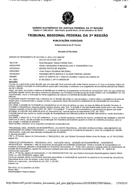 TRIBUNAL REGIONAL FEDERAL DA Ba REGIÃO PUBLICAÇÕES