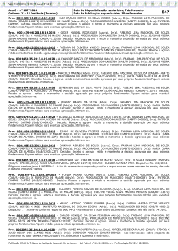 Ano 6 &ndash; n&ordm; 107/2014 Data de Disponibiliza&ccedil;&atilde;o: sexta