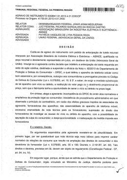 Decisão do Tribunal Regional Federal - Abinee