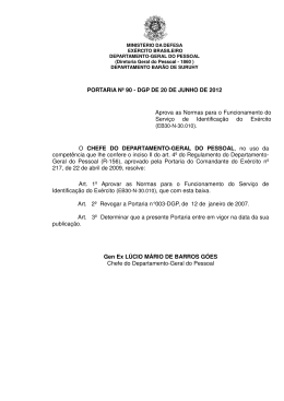 EB30-N-30.010 - DSM - Ex&eacute;rcito Brasileiro