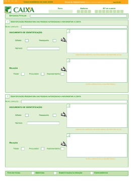 DOCUMENTO DE IDENTIFICA&Ccedil;&Atilde;O N&uacute;mero Titular Procurador