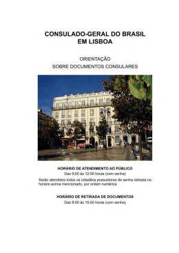 Untitled - Consulado Geral do Brasil em Lisboa