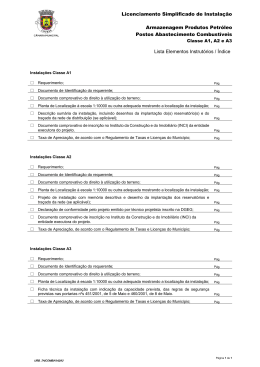 Licenciamento Simplificado de Instala&ccedil;&atilde;o Armazenagem Produtos